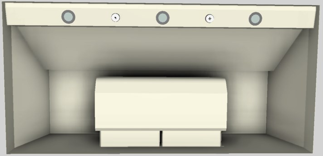Vent-A-Hood® 48" Biscuit Wall Mounted Liner Insert-2
