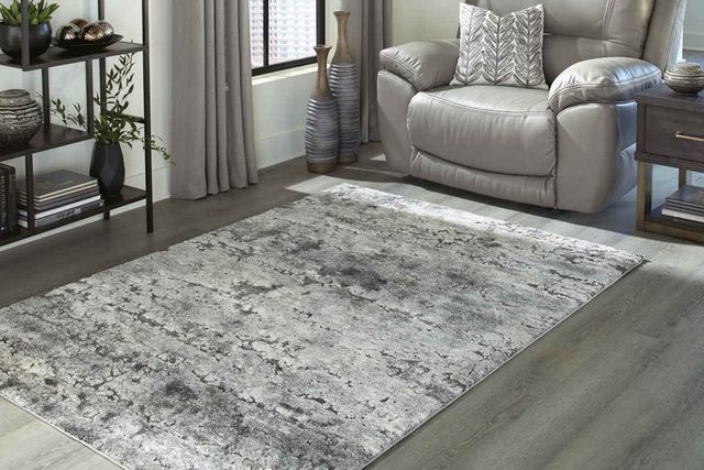 Signature Design by Ashley® Wadyka Black/Cream/Gray 5'x7' Medium Area Rug-3