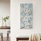 Olliix by Madison Park Luminous Bloom Blue Gold Foil Floral Hand Embellished Canvas Art-4