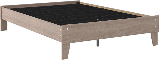 Signature Design by Ashley® Flannia 3-Piece Gray Full Platform Bed Set-1
