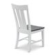 John Thomas Furniture® Cosmopolitan Ava Heather Gray/White Dining Side Chair-1