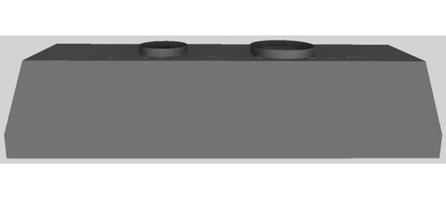 Vent-A-Hood® 54" Gunsmoke Wall Mounted Liner Insert-3