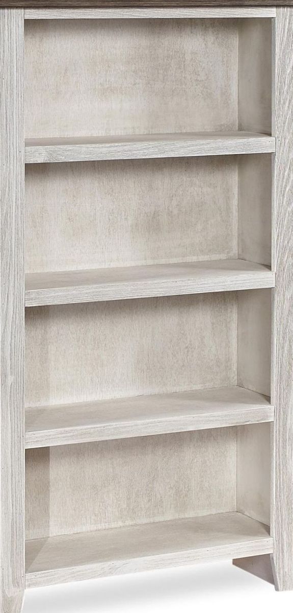 aspenhome® Eastport Drifted White 74" Bookcase-1
