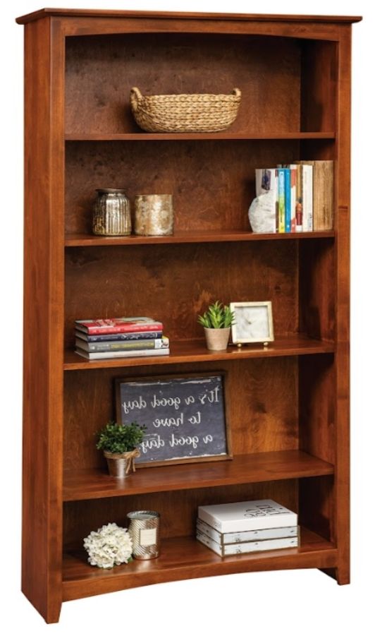 Archbold Furniture Customizable Alder 36" x 72" Bookcase-0