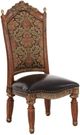 Michael Amini® Villa Valencia Black/Classic Chestnut Side Chair-0