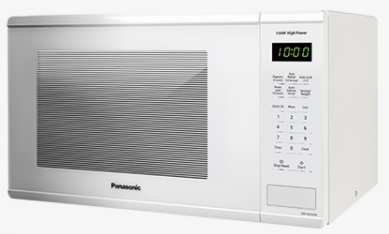 Panasonic Genius® 1.3 Cu. Ft. White Countertop Microwave | Voth's
