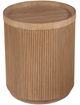 Universal Explore Home™ New Modern Natural Oak Lumi Side Table-0