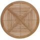 Century® West Bay Natural Wooden Round Outdoor Dining Table-1