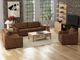 International Furniture Direct Natural Parota Brown 68" Loveseat-1
