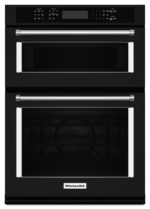 Four mural combiné KitchenAid® de 27 po - Noir