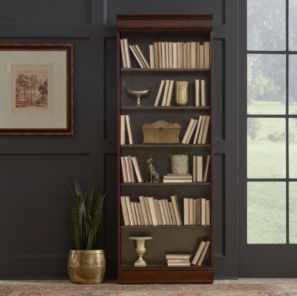 Liberty Furniture Brayton Manor Cognac Junior Executive 84" Bookcase-1