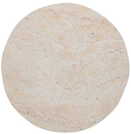 Classic Home Selah Beige Concrete/Fiber Glass Outdoor Stool-2