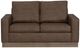 International Furniture Direct Georgia Brown 64" Loveseat-2