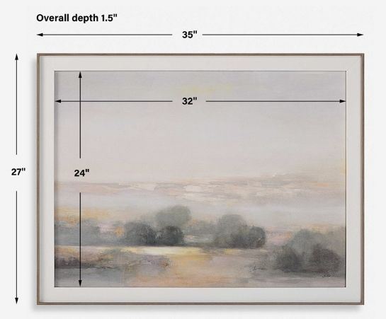 Uttermost® Atmospheric Neutral Framed Print-2