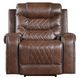 Homelegance® Putnam Brown Power Recliner-2