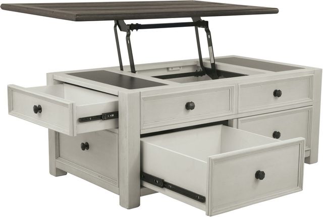 Signature Design by Ashley® Bolanburg Two-tone Lift Top Coffee Table-6