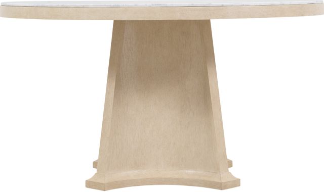 Hooker® Furniture Westwood White Marble Top Dining Table with Polished Limestone Base-1