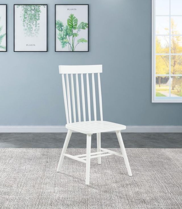 Coaster® Andrews White Chair-4