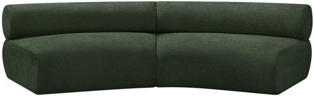 Meridian Furniture Bale 2-Piece Green Modular Sectional-1