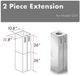 ZLINE 36" Stainless Steel Chimney Extension-1