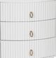 Powell® Ciarra White 3-Drawer Nightstand-1