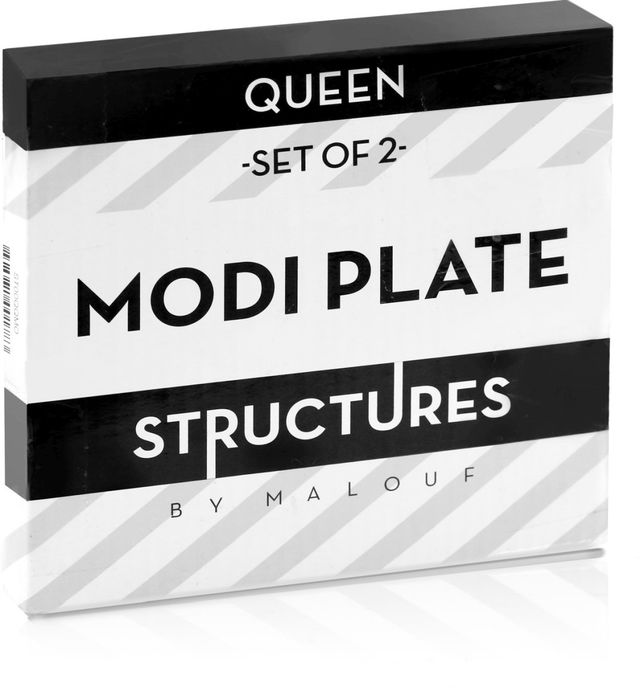 Malouf® Structures™ Set of 2 Queen Headboard Modification Plates-0