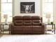 Signature Design by Ashley® Dreamer Brown Power Reclining Sofa with Audio-3
