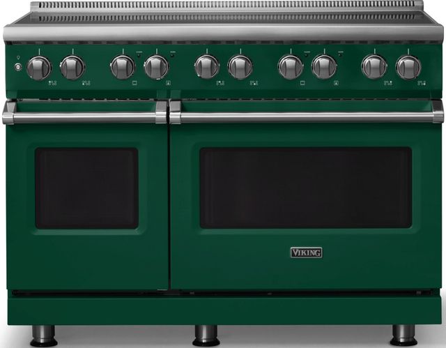 Viking® 5 Series 48" Ivy Pro Style Induction Range with Polished Chrome Trim-0
