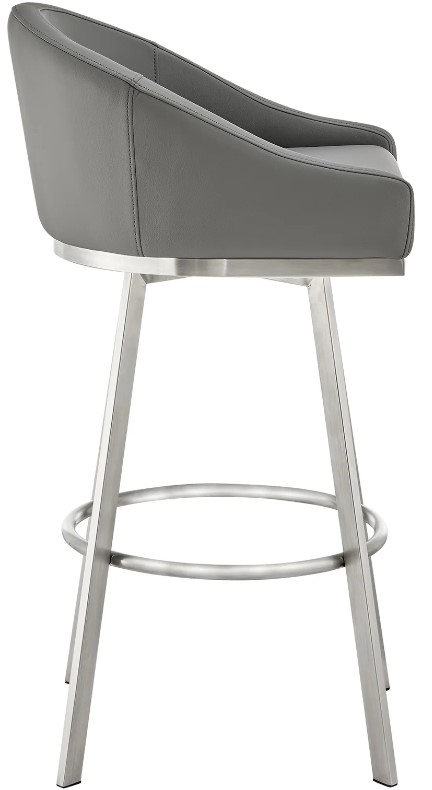Armen Living Eleanor Swivel Counter Stool - Thumbnail 5