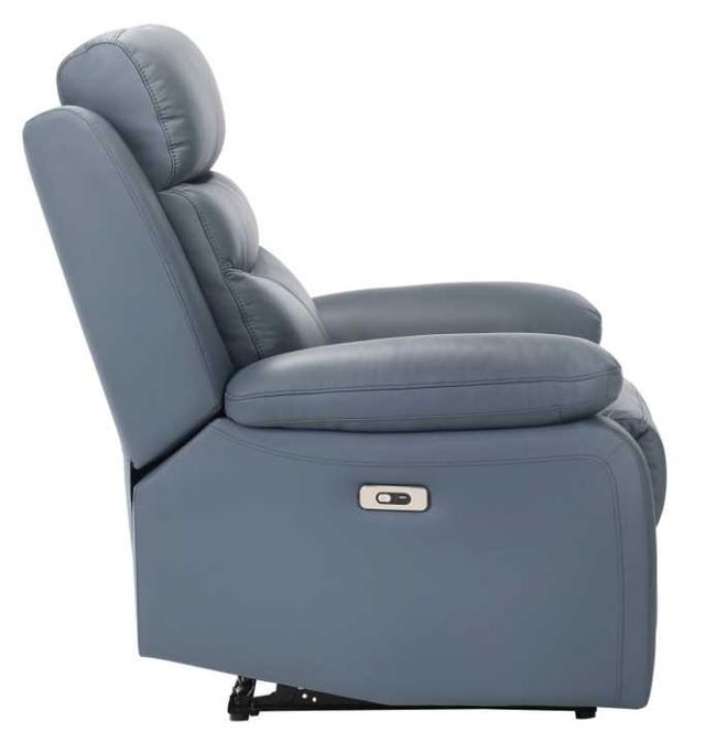 Homelegance® Hancock Blue Power Recliner-3