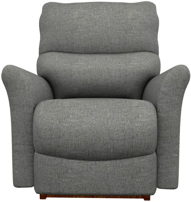 La-Z-Boy® Rowan Charcoal Power Rocking Recliner with Headrest-1