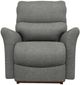 La-Z-Boy® Rowan Charcoal Power Rocking Recliner with Headrest-1