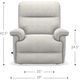 La-Z-Boy® Jay Granite Power Rocking Recliner-5