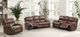 Furniture of America® Tepic Brown Recliner with Oversized Handle-3