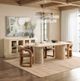 Classic Home Vander Cream Washed Dining Table-1