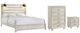 Elements International Fort Worth 3-Piece White King Bedroom Set-0