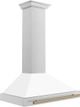 ZLINE Autograph Edition 36" White Matte Wall Mounted Range Hood -3