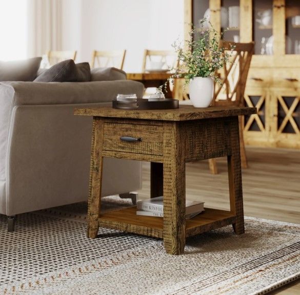 Jofran Inc. Telluride Gold End Table-1