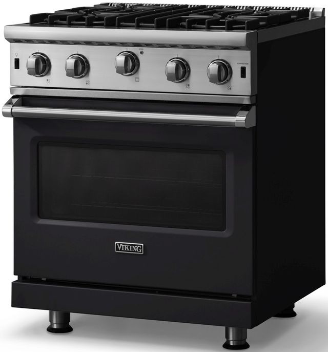 Viking® 5 Series 30" Onyx Natural Pro Style Gas Range-2