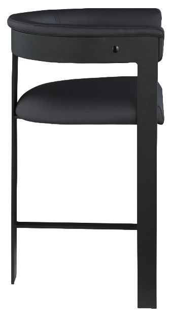Meridian Furniture Romeo Black/Matte Black Counter Stool-2