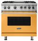 Viking® 5 Series 36'' Daffodil Pro Style Dual Fuel Range-0
