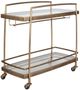 Uttermost® Scarritt Antique Brass Bar Cart-0