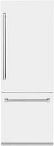 ZLINE 30" 16.1 Cu. Ft. White Matte Built In Bottom Freezer Refrigerator-0