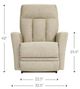 La-Z-Boy® Ezra Platinum Power Rocking Recliner with Headrest and Lumbar-5