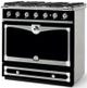 La Cornue CornuFe 90 Albertine 36" Gloss Black Pro Style Induction Range-0