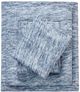 Olliix by Urban Habitat Blue Twin Space Dyed Cotton Jersey Knit Sheet Set-1