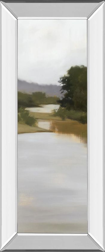 Classy Art River Journey II by Megan Lightell Mirror Framed Wall Art-0