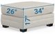Jackson Furniture Magnolia Shell Ottoman-4