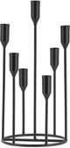 A & B Home Black Candle Holder-0