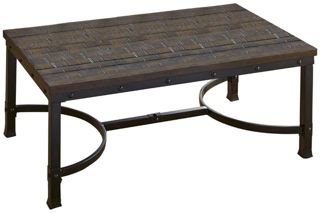 Steve Silver Co. Ambrose Rustic Honey Cocktail Table-0